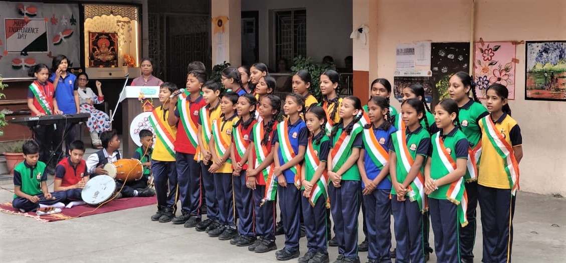 Singing Patriotic Song